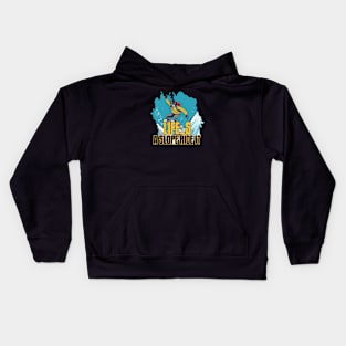 Life's a Slope, Ride It! Kids Hoodie